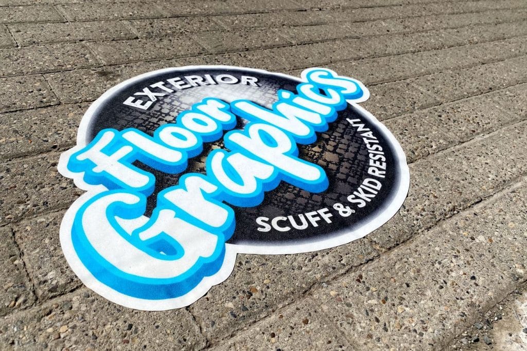 Floor graphics signs
