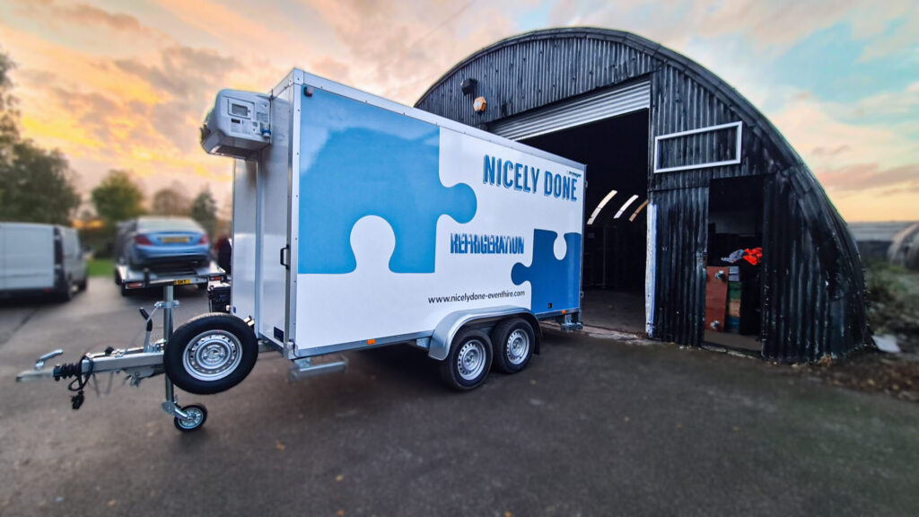 Nicely done mobile fridge wrap