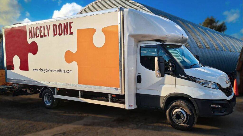 Nicely done truck wrap