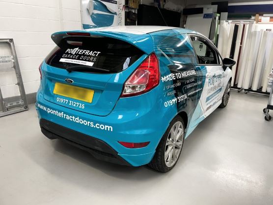 Pontefract doors car brand wrap