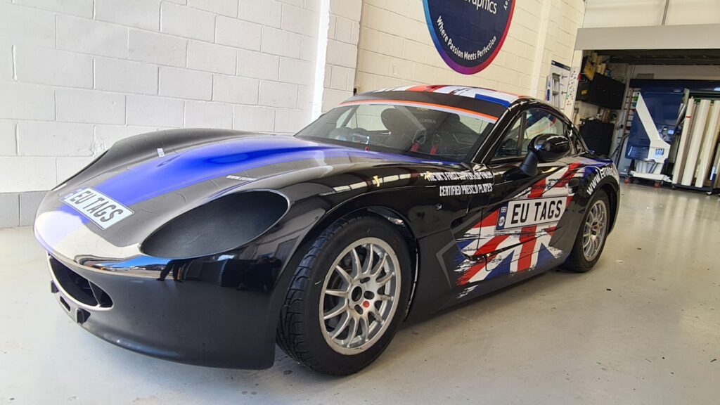 Race car wrap process