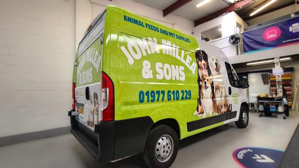 John-Millea_Van-Branding wrap
