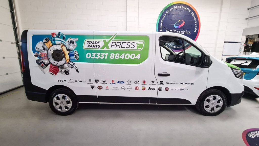 Trading Parts van wrap