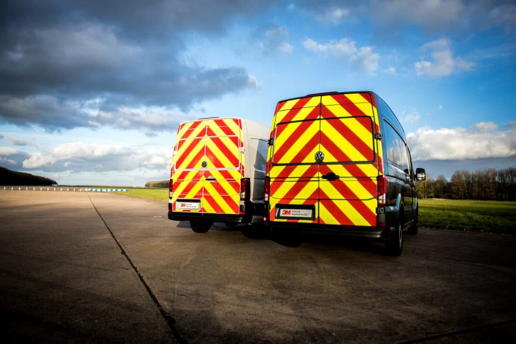 Safety van chevrons