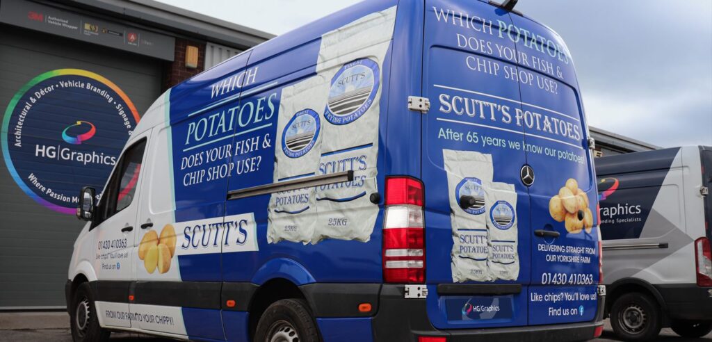 Scutts-Potatos van vehicle wraps