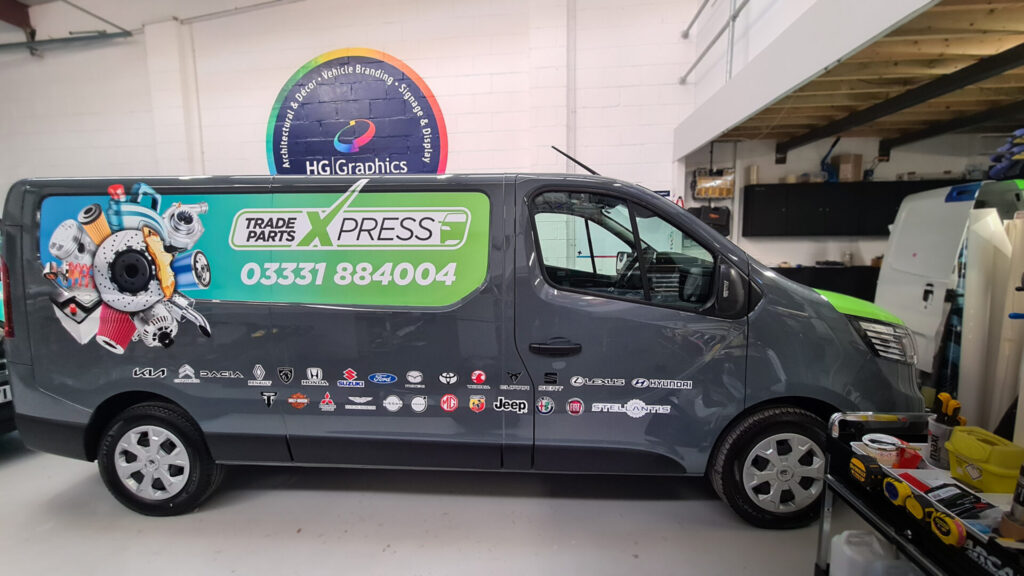 Trade-Parts van wrap