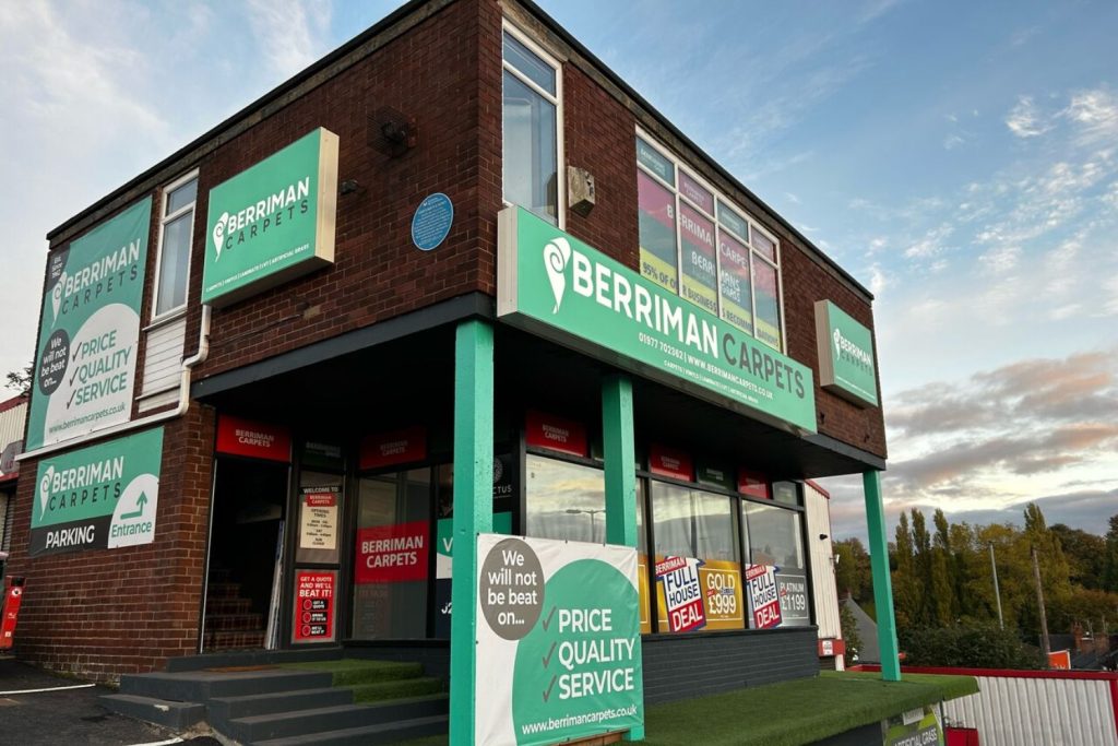 Berriman Carpets - right side close up