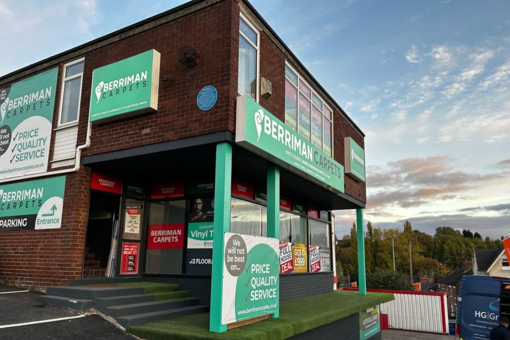 Berriman Carpets - right side close up