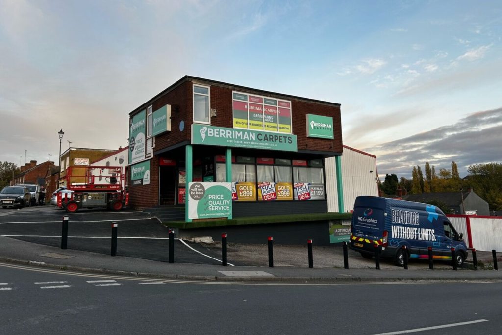 Berriman Carpets - shop side