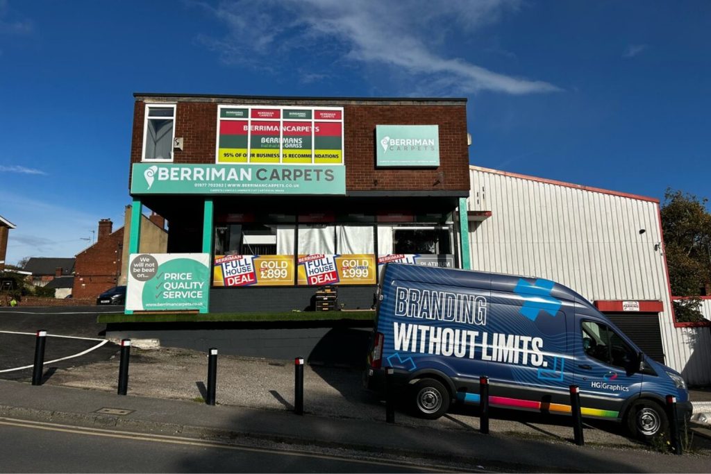 Berriman Carpets - shopfront