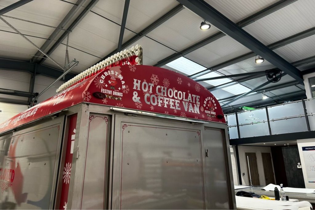 Crazy Co - Christmas Market food and drink van side