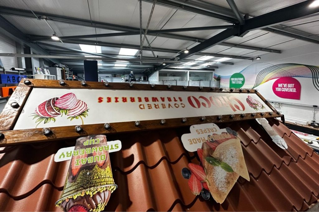 Crazy Co - Christmas Market roof sign