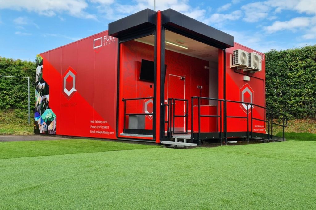 Full 360 building wrap - full side view