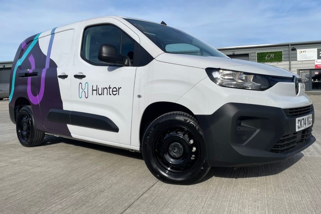 Hunters Group Vans - vehicle branding right view