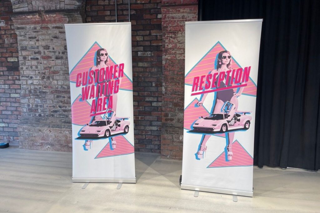 Super Cars Of Wakey - Signage and display - fold out display