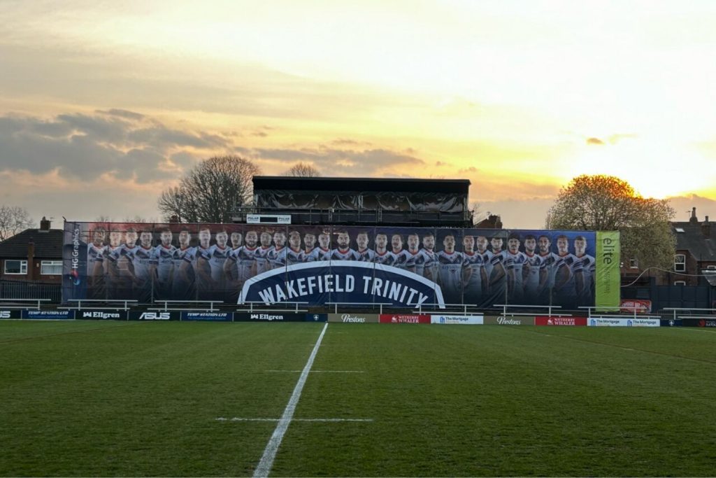 Wakefield Trinity case study - Scaffolding Banners