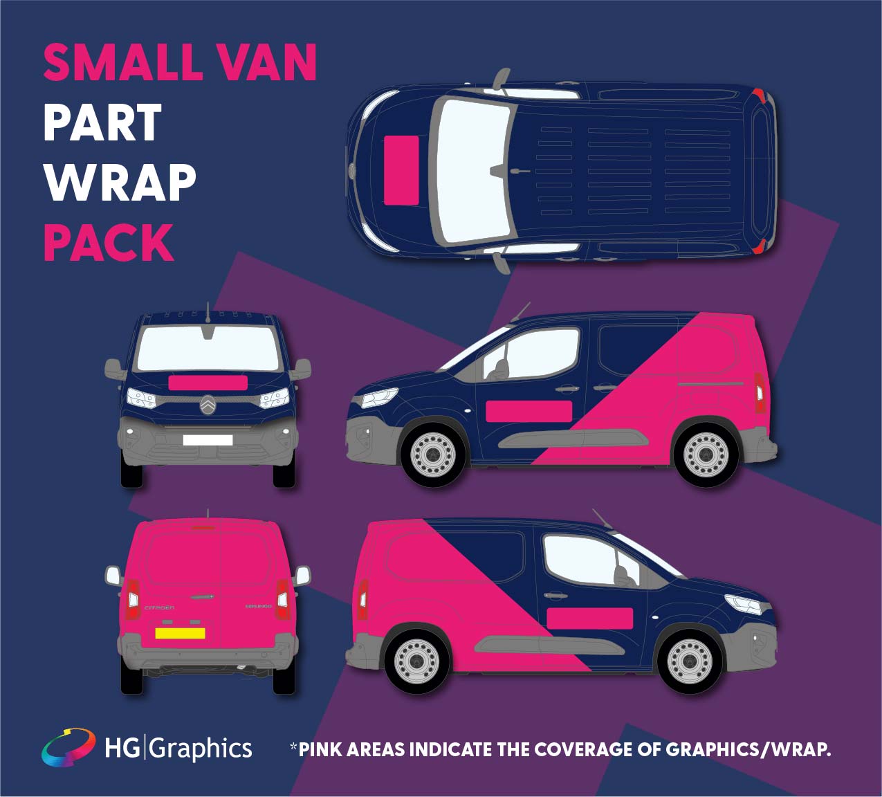Small Van – Part Wrap option