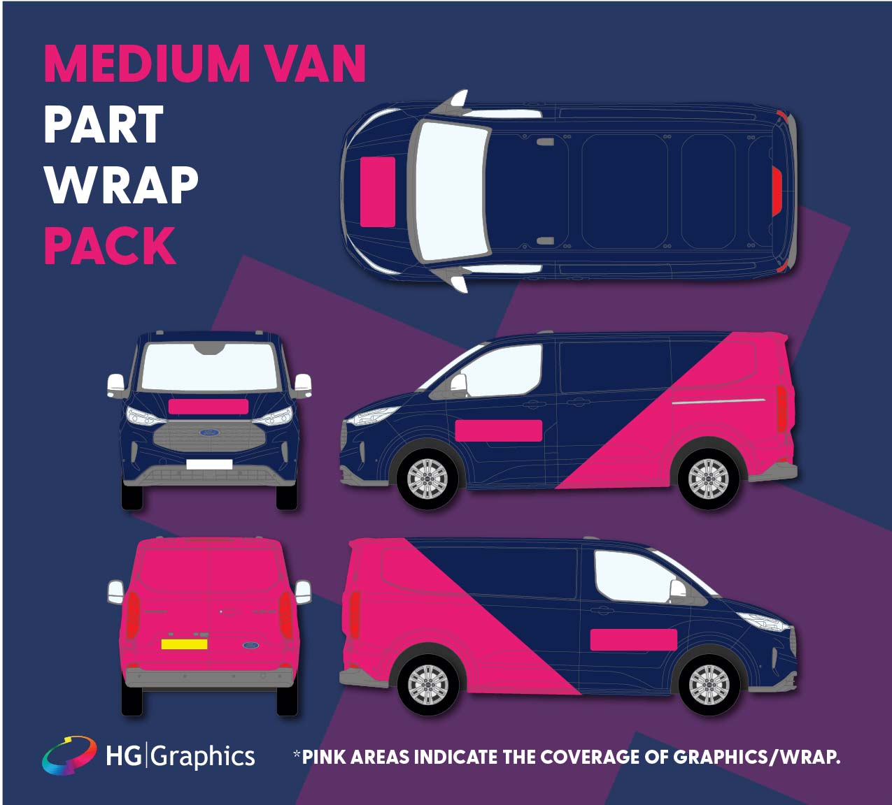 Medium Van – Part Wrap option
