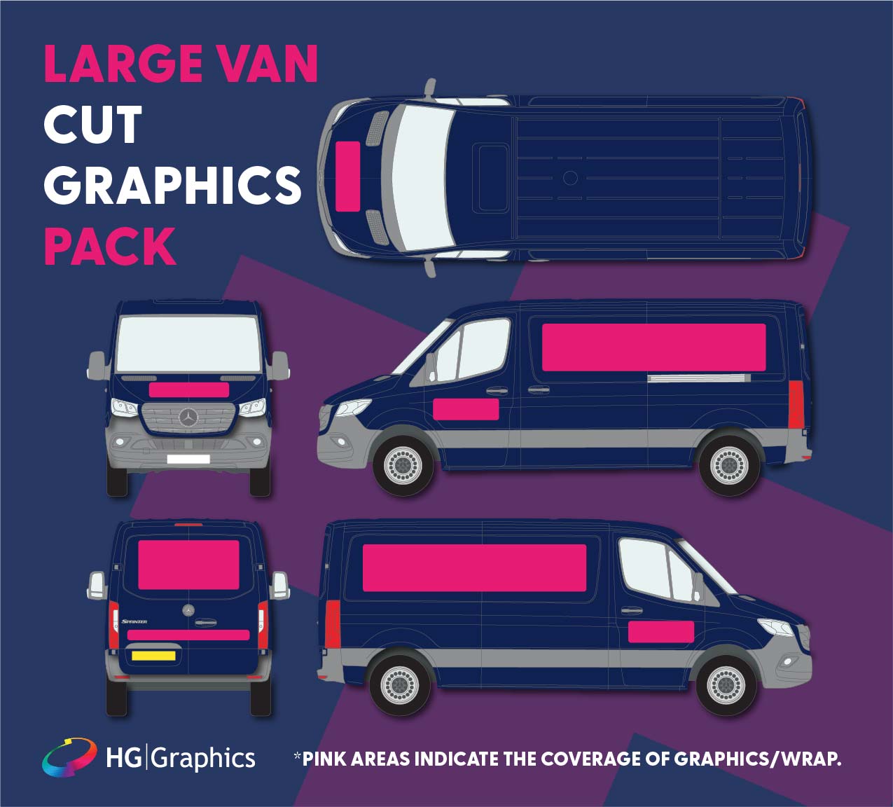 Large Van – Cut Text option