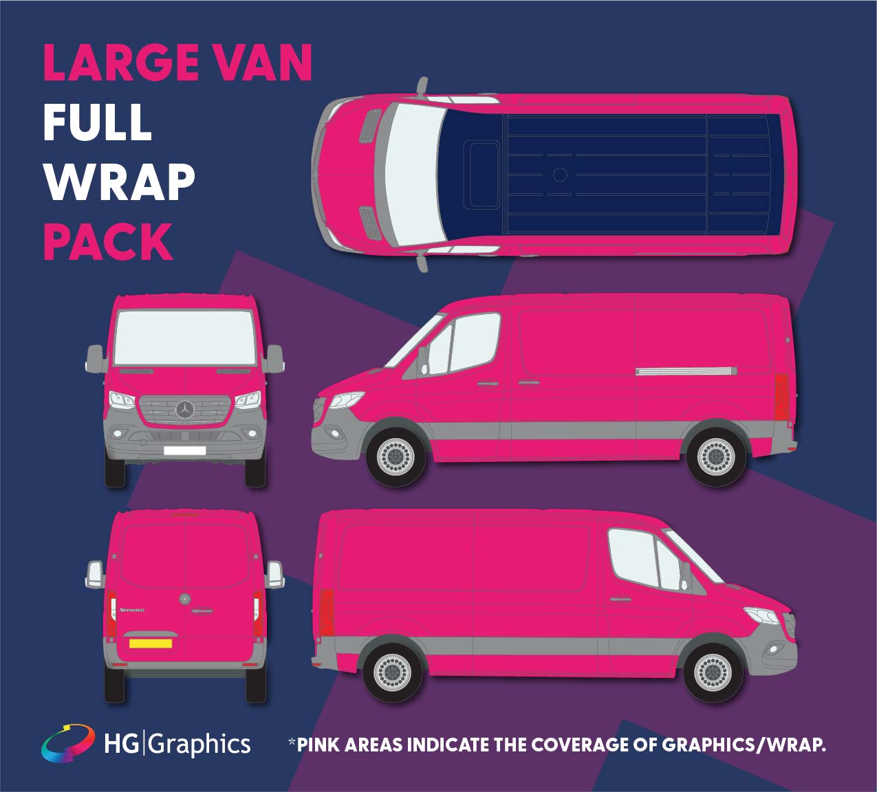 Large Van – Full Wrap Package