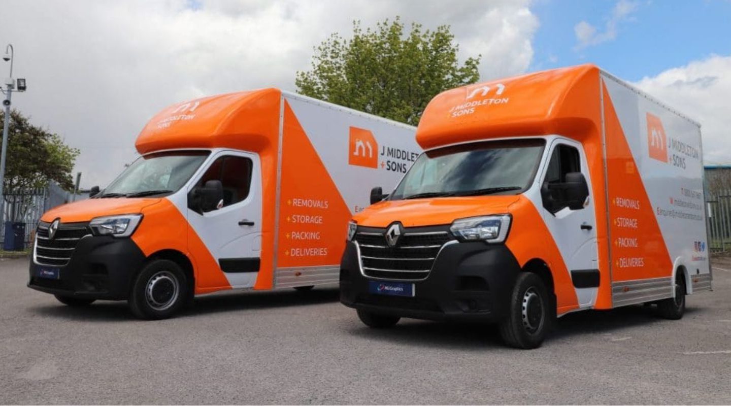 Lorry fleet wrapping in Wakefield