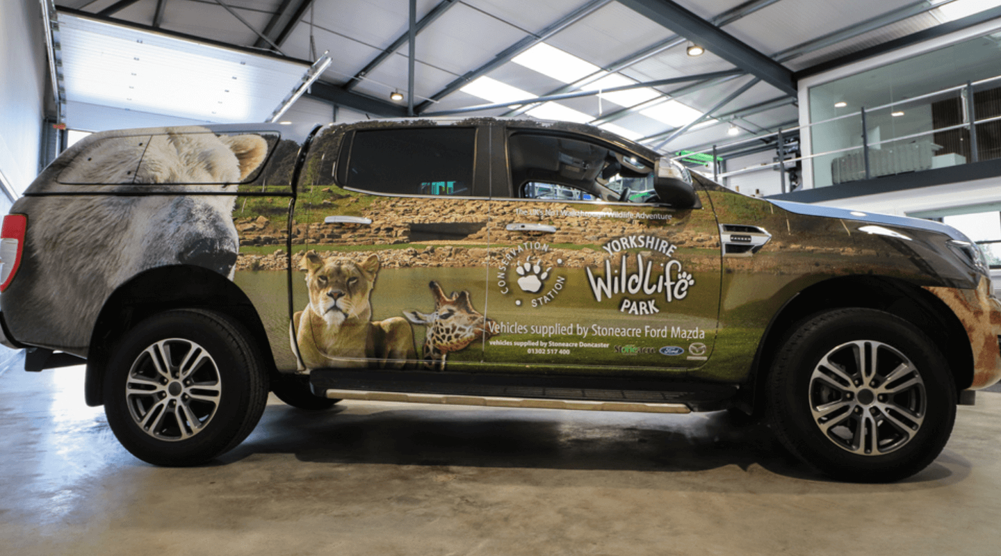 Vehicle branding in Leeds