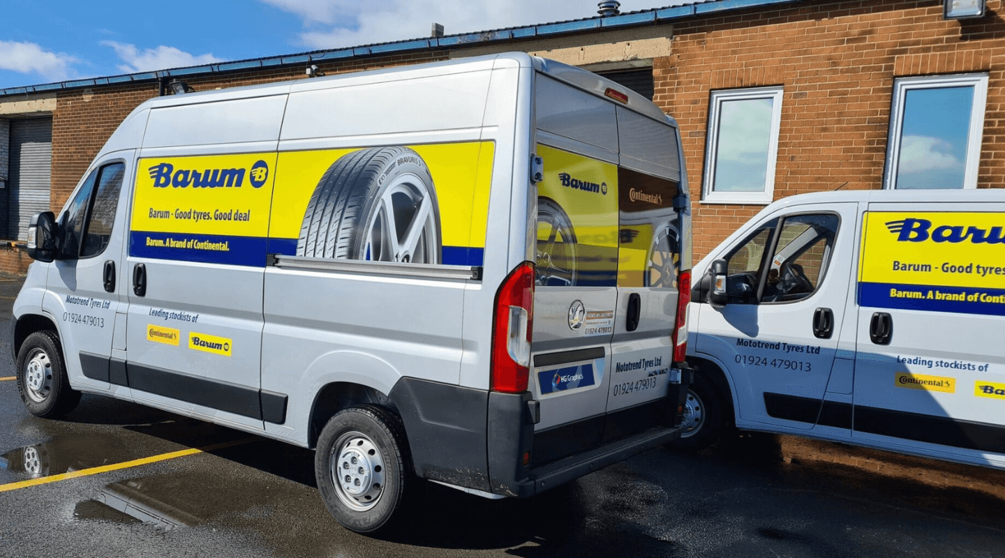 Vehicle branding in Leeds