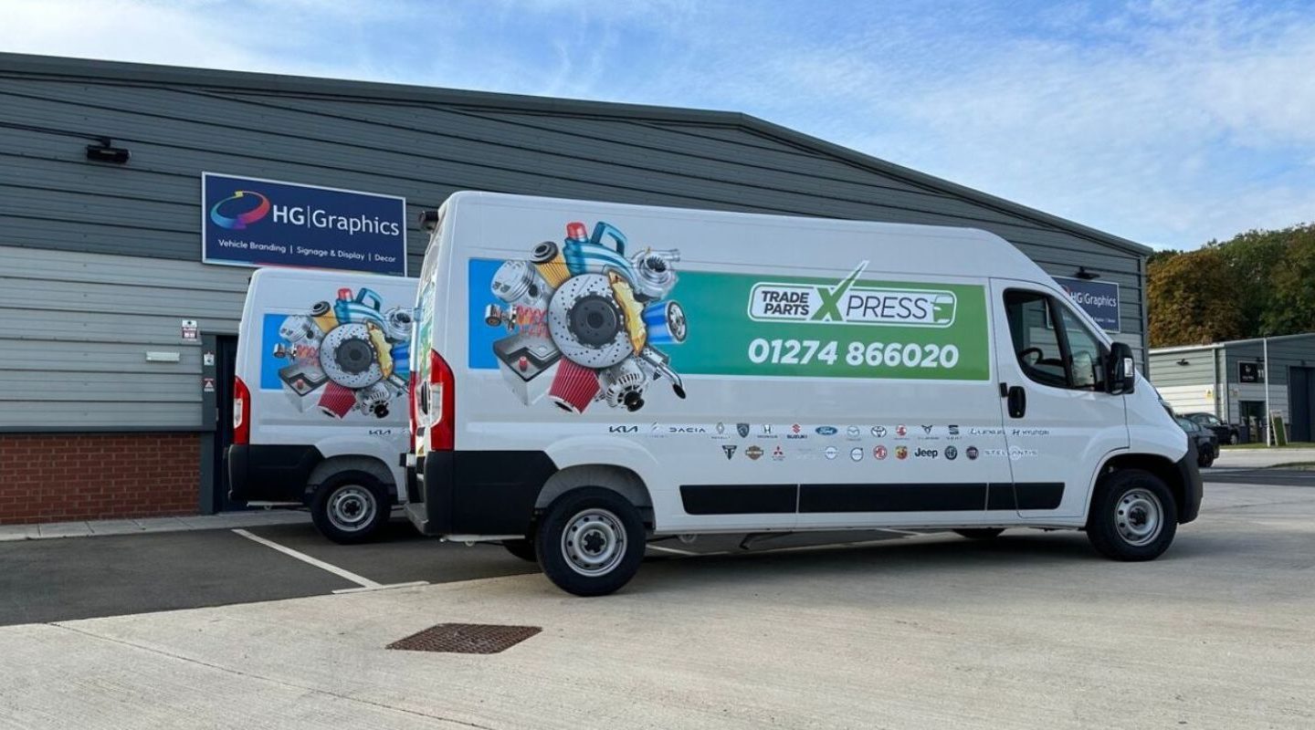 Vehicle branding in Wakefield by HG Graphics