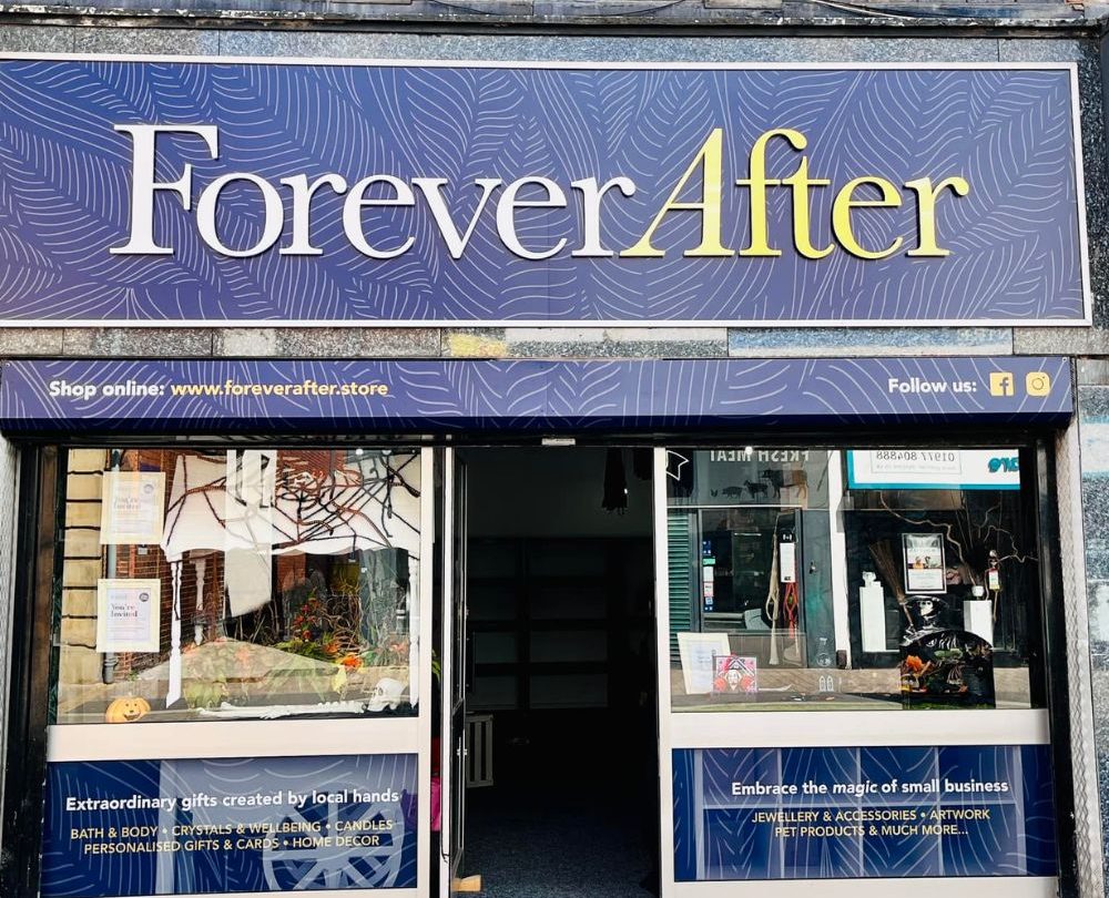 Manchester signage store fronts