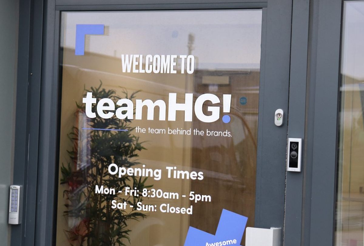 Storefront signage in Selby